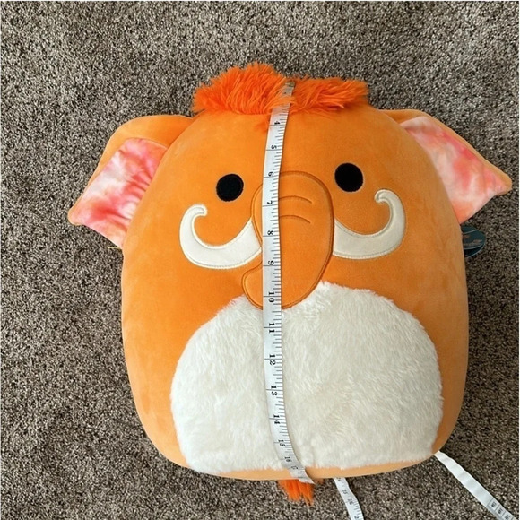 Squishmallows Wilbie, FIRST TO MARKET, Orange Woolley Mammoth, 16" NWT - Picture 9 of 10